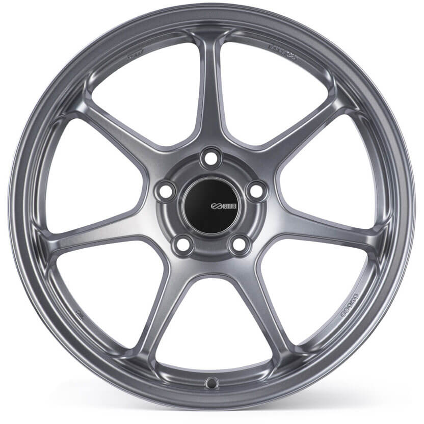 Enkei TS-7 Wheel - 18x9.5 / +38 / 5x114.3 - Storm Gray - Angle 2