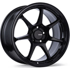 Enkei TS-7 Wheel - 18x9.5 / +45 / 5x100 - Gloss Black - Angle 2