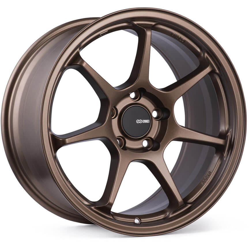 Enkei TS-7 Wheel - 18x9.5 / +45 / 5x120 - Matte Bronze - Angle 2