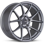Enkei TS-V Wheel - 18x8.5 / +38 / 5x114.3 - Storm Gray - Angle 2