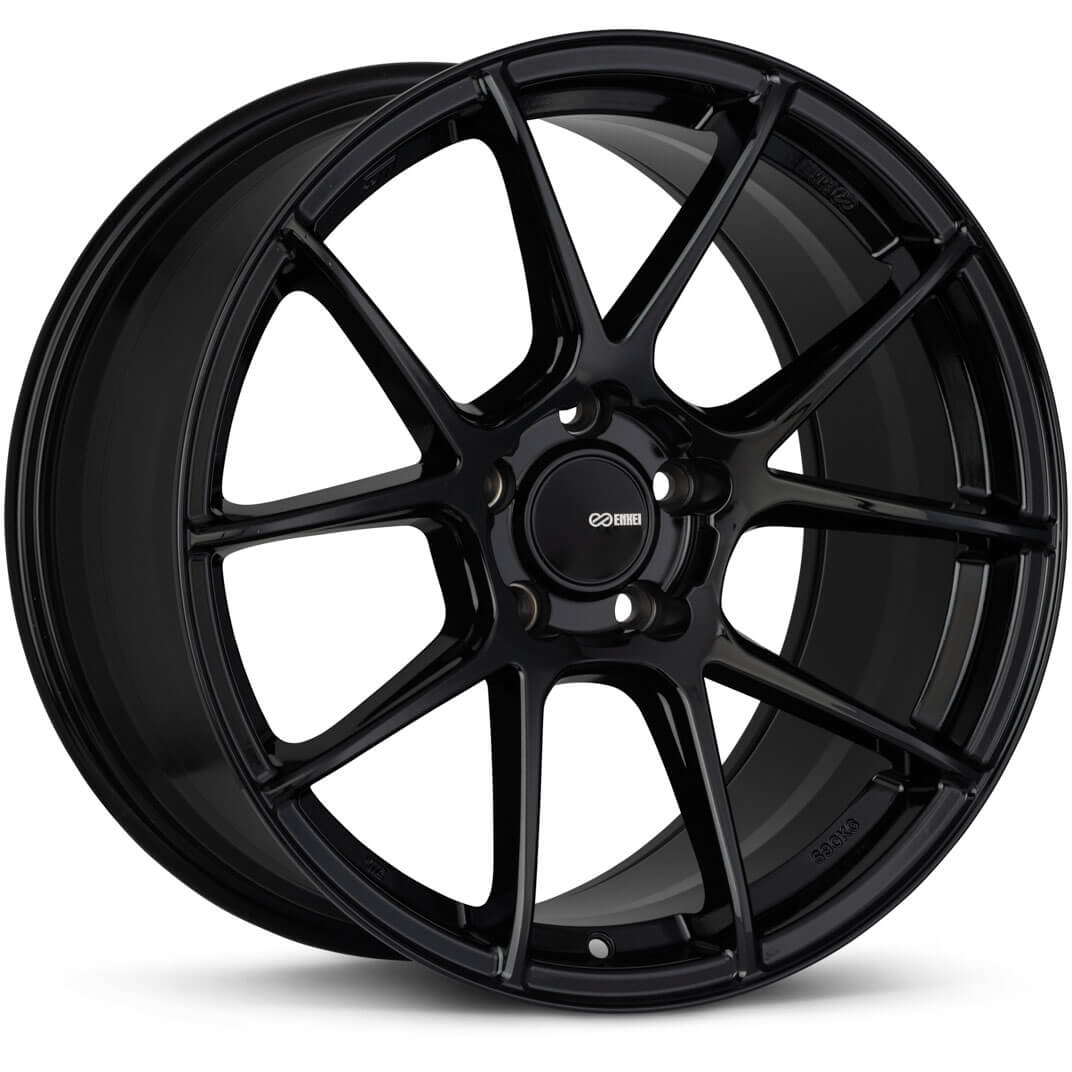 Enkei TS-V Wheel - 18x8.5 / +40 / 5x108 - Gloss Black