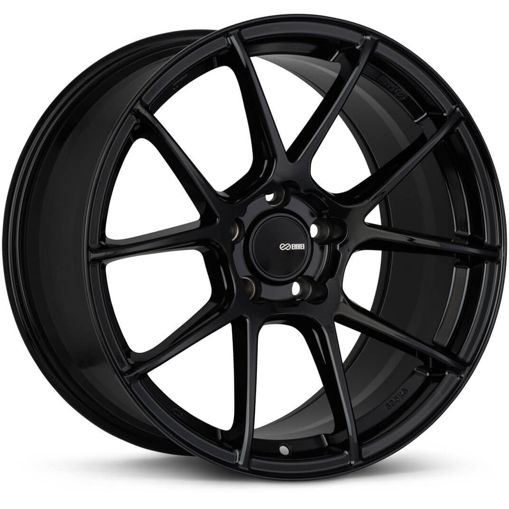 Enkei TS-V Wheel - 18x9.5 / +15 / 5x114.3 - Gloss Black