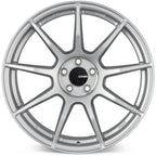 Enkei TS9 Wheel - 17x8 / +45 / 5x114.3 - Matte Silver - Angle 2