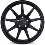 Enkei TS9 Wheel - 18x8 / +45 / 5x114.3 - Matte Black - Angle 2