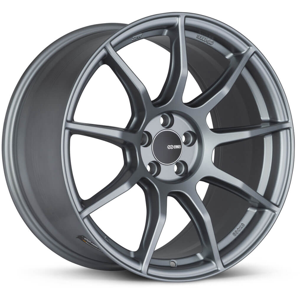 Enkei TS9 Wheel - 18x8.5 / +45 / 5x100 - Platinum Gray