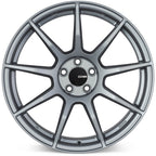 Enkei TS9 Wheel - 18x8.5 / +45 / 5x100 - Platinum Gray - Angle 2