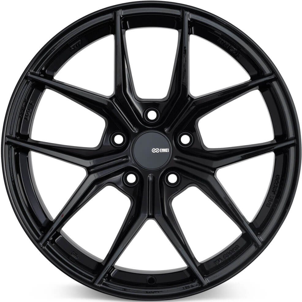 Enkei TSR-X Wheel - 18x8 / +45 / 5x100 - Gloss Black