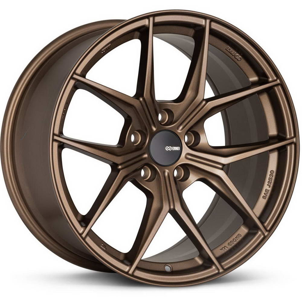 Enkei TSR-X Wheel - 20x9.5 / +40 / 5x114.3 - Gloss Bronze - Angle 2