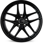 Enkei TY-5 Wheel - 18x8 / +40 / 5x114.3 - Gloss Black - Angle 2