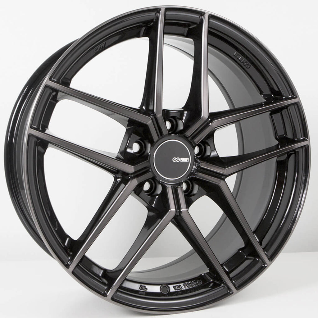Enkei TY-5 Wheel - 18x9.5 / +15 / 5x114.3 - Pearl Black Machined