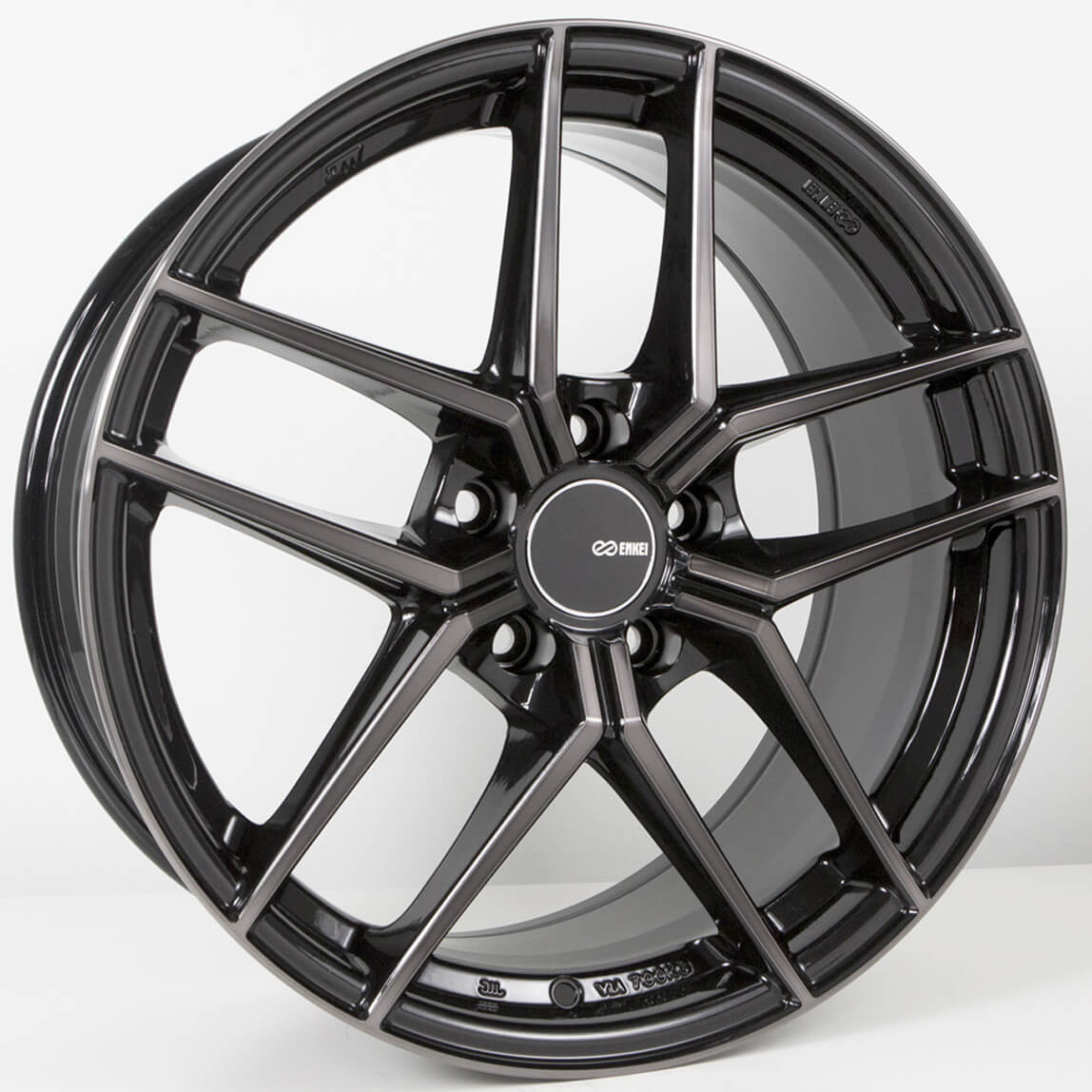Enkei TY-5 Wheel - 18x9.5 / +35 / 5x120 - Pearl Black Machined