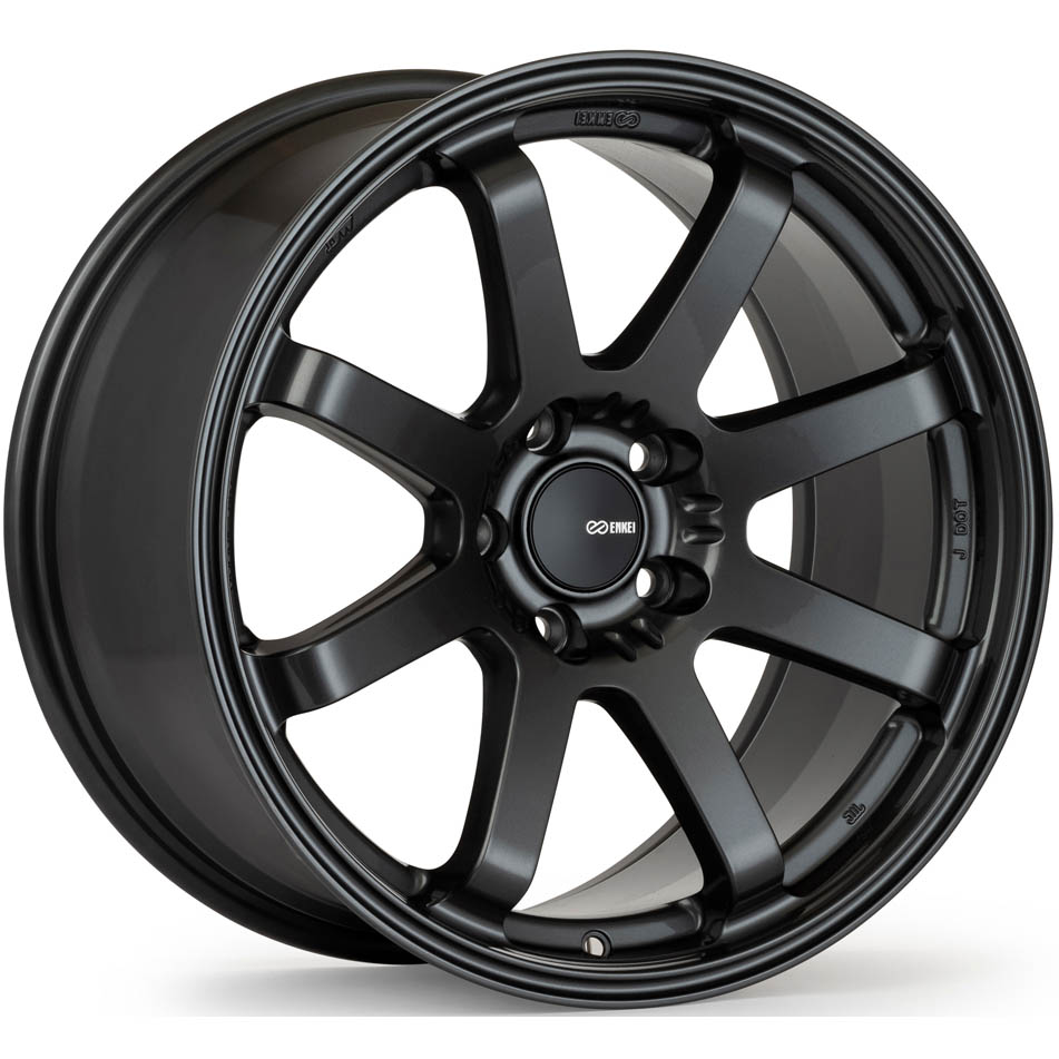 Enkei Vanquish Wheel - 17x9 / +45 / 5x100 - Gunmetal - Angle 2