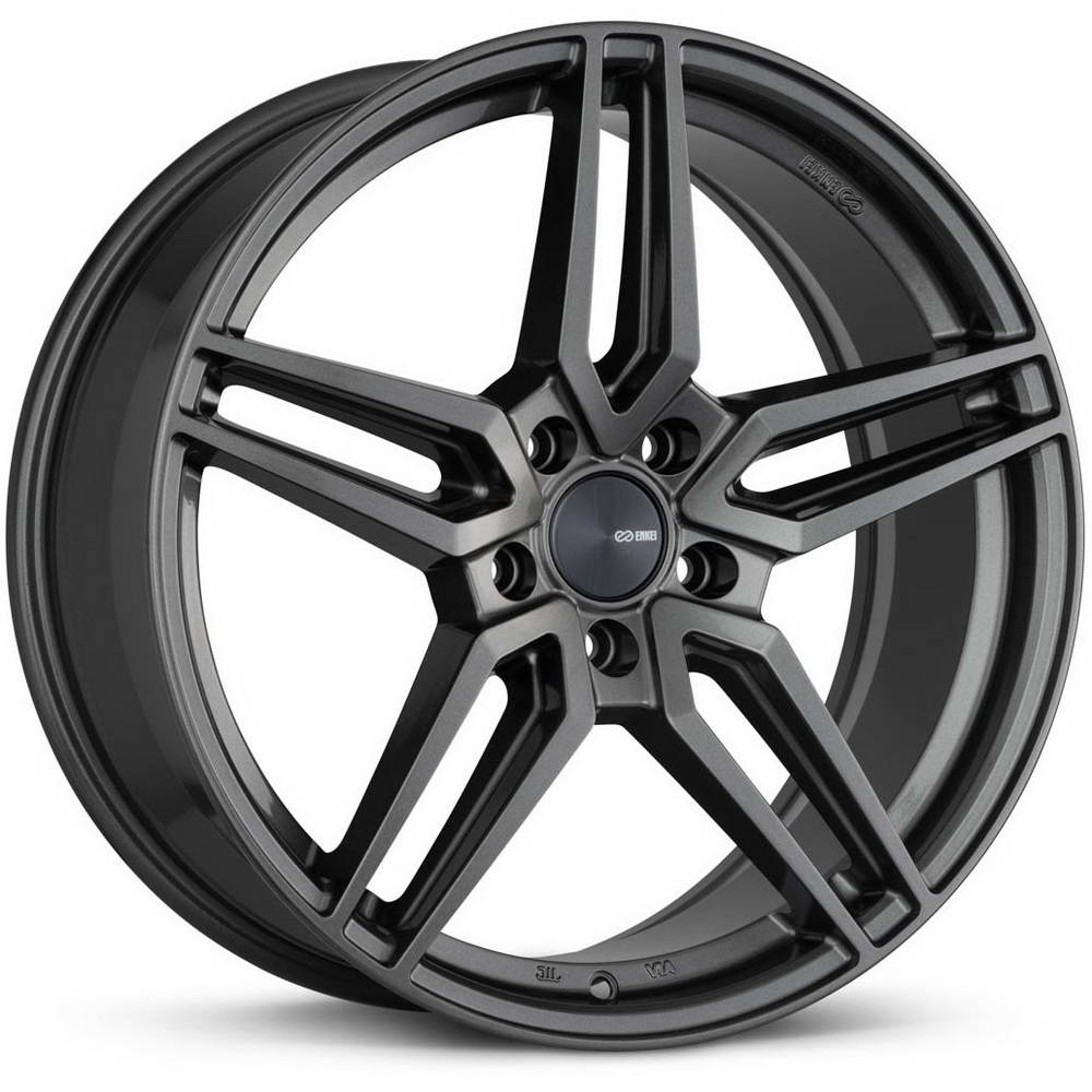 Enkei VICTORY Wheel - 18x8 / +40 / 5x120 - Anthracite - Angle 2