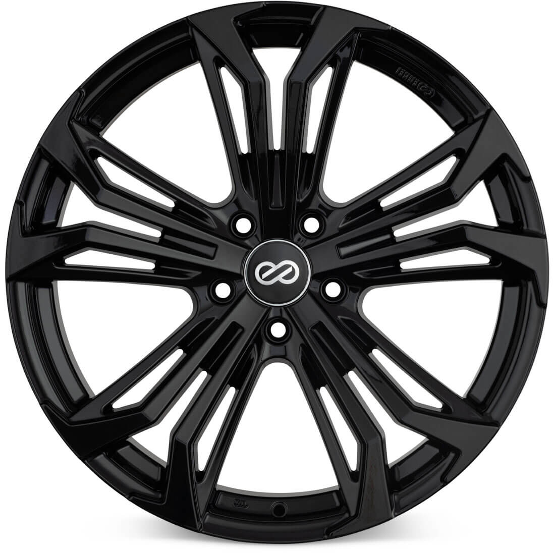 Enkei VORTEX5 Wheel - 17x7.5 / +40 / 5x114.3 - Black - Angle 2