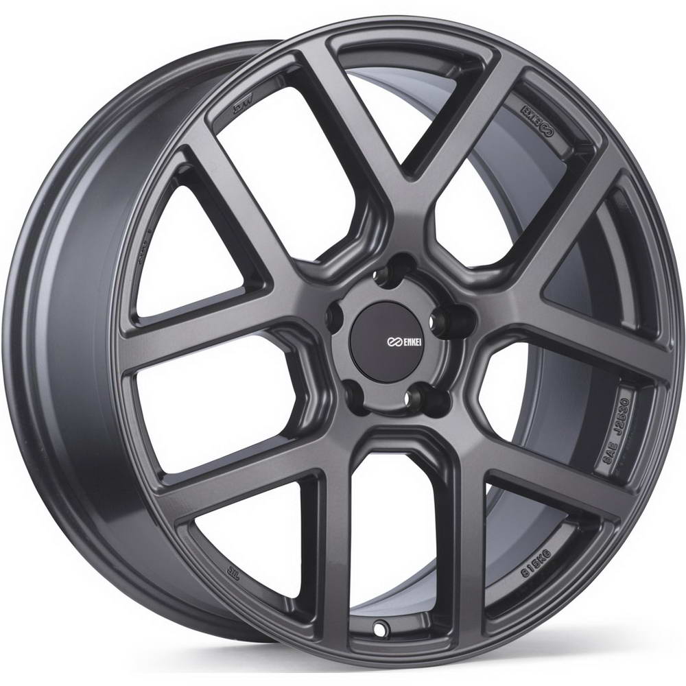 Enkei YX-5 Wheel - 20x8.5 / +40 / 5x120 - Gunmetal - Angle 2