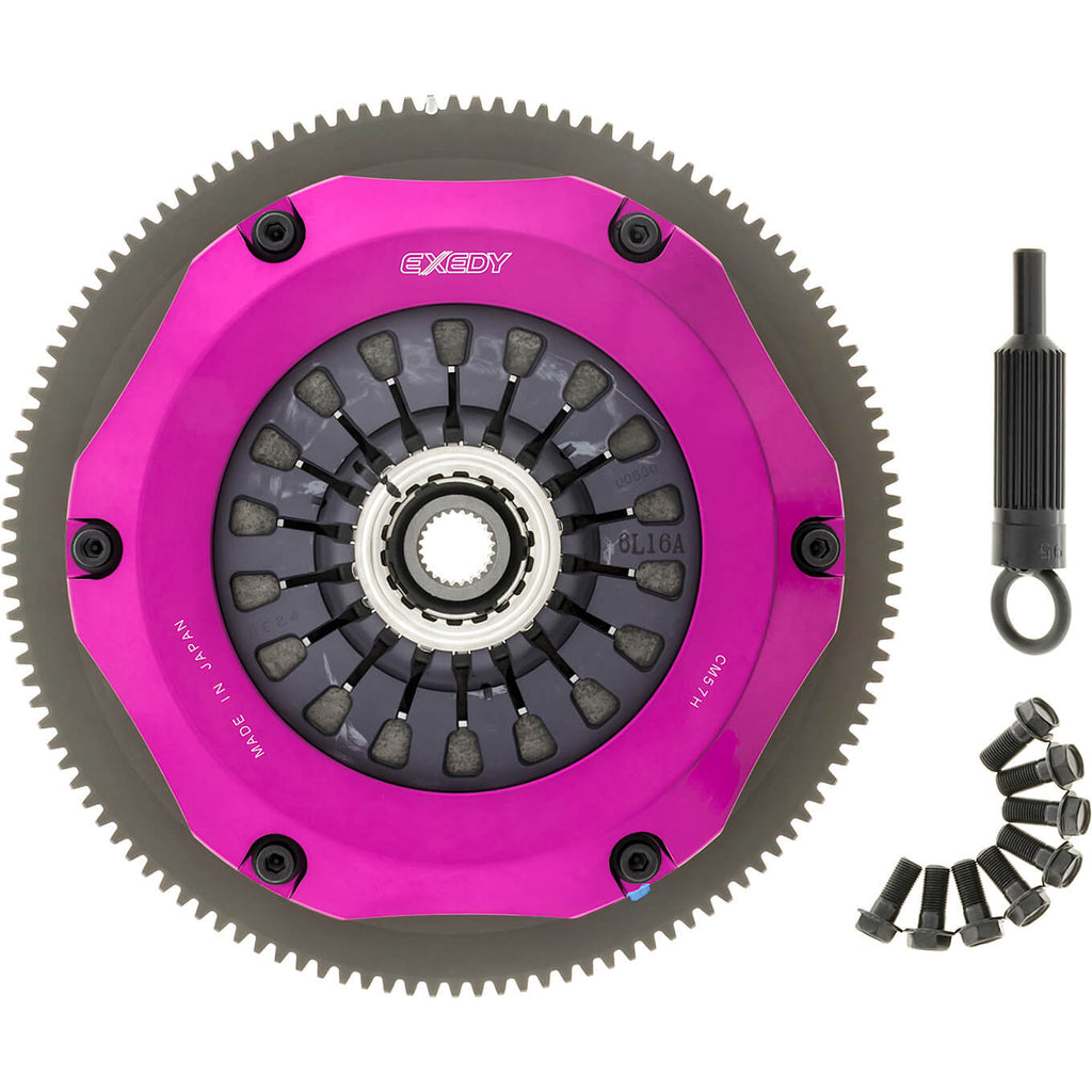 Exedy Hyper Twin Cerametallic Twin Disc Clutch Kit (Solid Hub), 2004-2021 STi