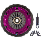 Exedy Stage 4 Hyper Twin Clutch Kit (Metallic, Sprung Hub), 2002-2005 WRX