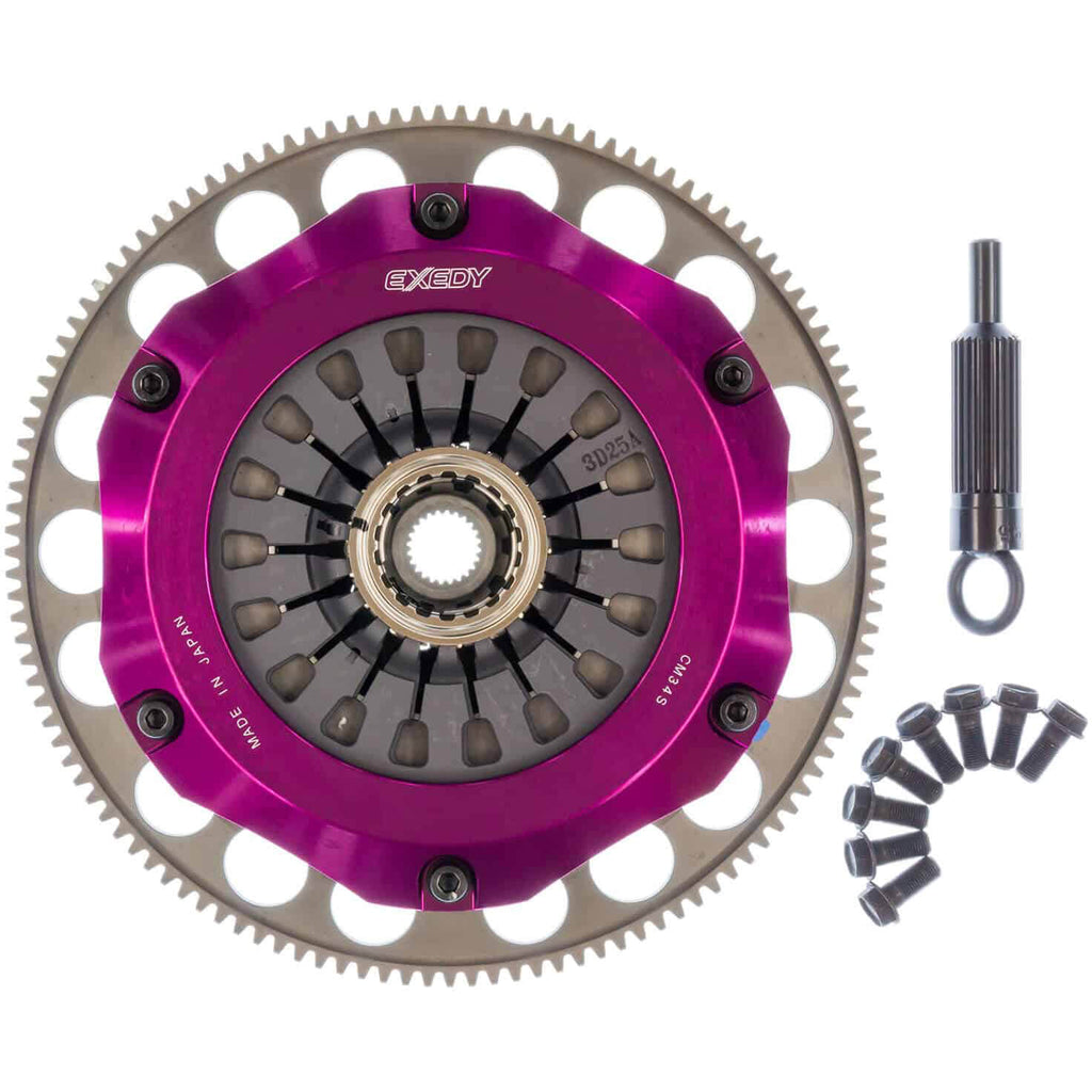 Exedy Stage 4 Hyper Twin Clutch Kit (Metallic, Sprung Hub), 2004-2021 STi