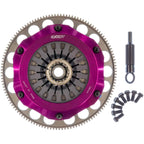 Exedy Stage 4 Hyper Twin Clutch Kit (Metallic, Sprung Hub), 2004-2021 STi