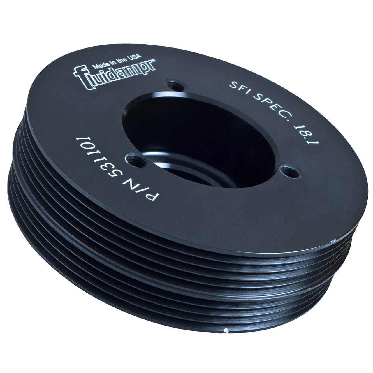 Fluidampr Harmonic Damper Crank Pulley, 2002-2014 WRX & 2004-2021 STi - Angle 2