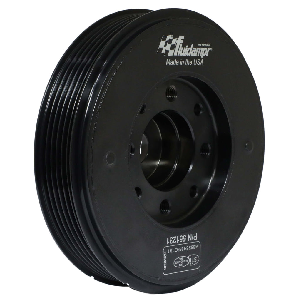 Fluidampr Harmonic Damper Crank Pulley, 2015-2019 Golf R - Angle 2