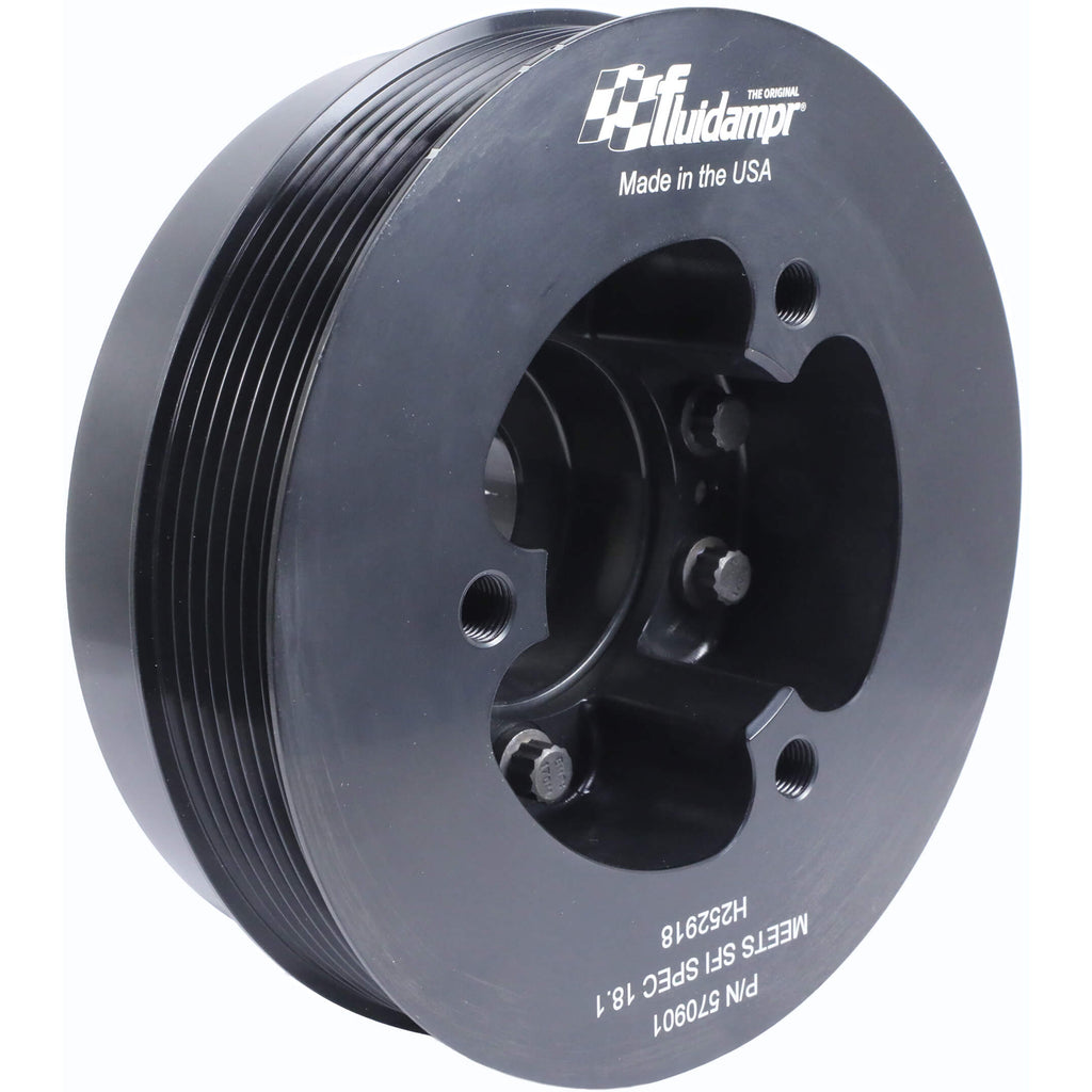 Fluidampr Harmonic Damper Crank Pulley, 2009-2024 GT-R - Angle 2