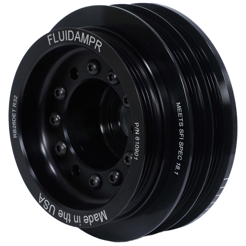 Fluidampr Harmonic Damper Crank Pulley, 1989-1994 Nissan Skyline R32 GTR RB26DET Phase 1 - Angle 2
