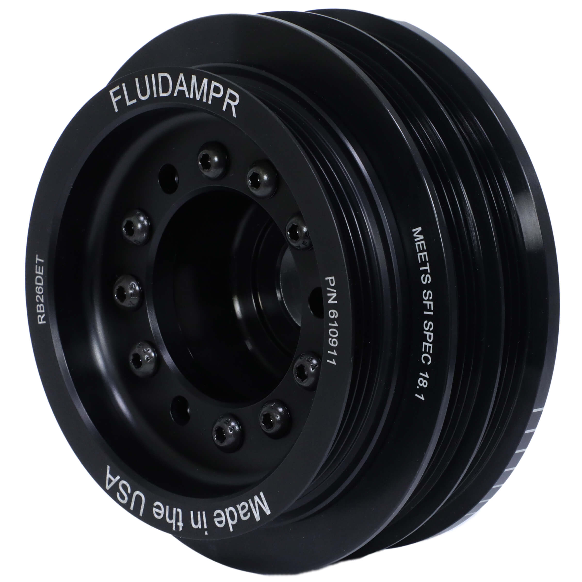 Fluidampr Harmonic Damper Crank Pulley, 1993-2002 Nissan Skyline R33/R34 GTR RB26DET Phase 2 - Angle 2