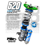 Fortune Auto 520CR Series Coilovers, 2005-2007 STi - Angle 2