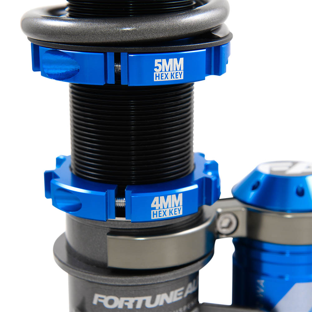 Fortune Auto 520CR Series Coilovers, 2005-2007 STi - Angle 3