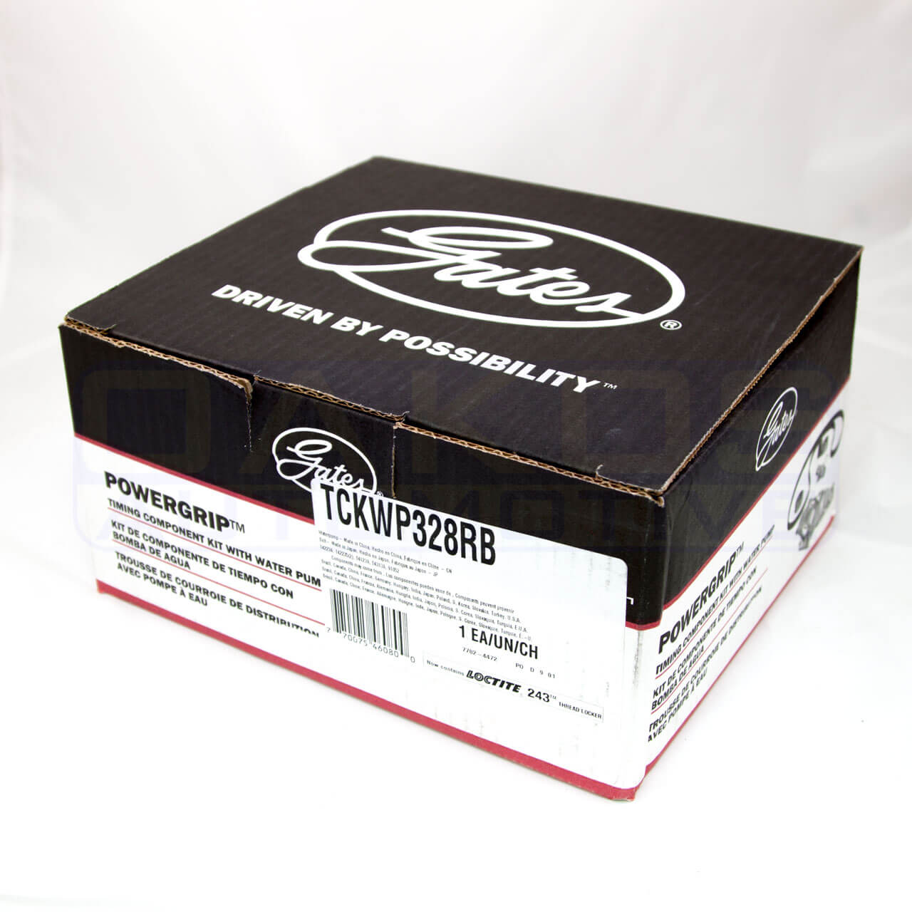 Gates Timing Belt Kit w/ Water Pump & Blue Racing Belt, 2005-2007 WRX & 2008-2015 STi - Angle 4