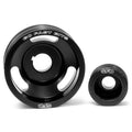 GFB 2-piece Underdrive Pulley Kit (Crank & Alt, w/ Belts), 2004-2007 WRX & STi