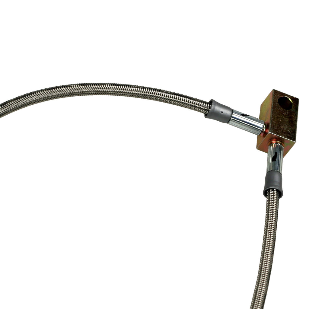 Goodridge Stainless Braided Brake Hoses Kit (Set/4 Lines), 2003-2008 350Z & G35 - Angle 2