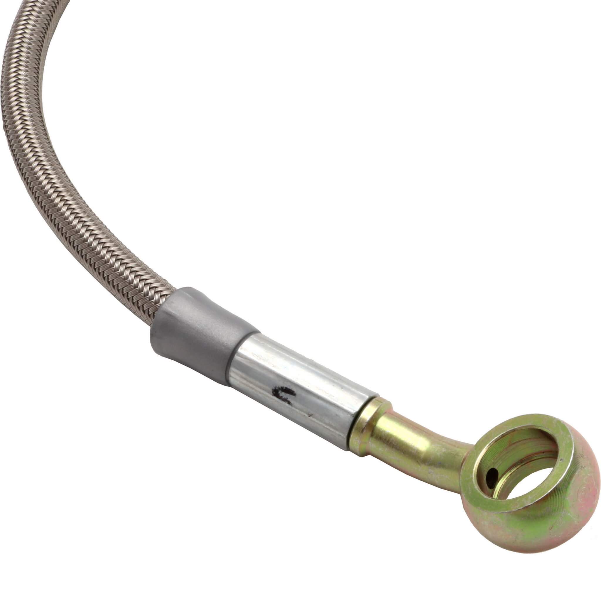 Goodridge Stainless Steel Braided Clutch Hose, 2002-2005 WRX - Angle 2