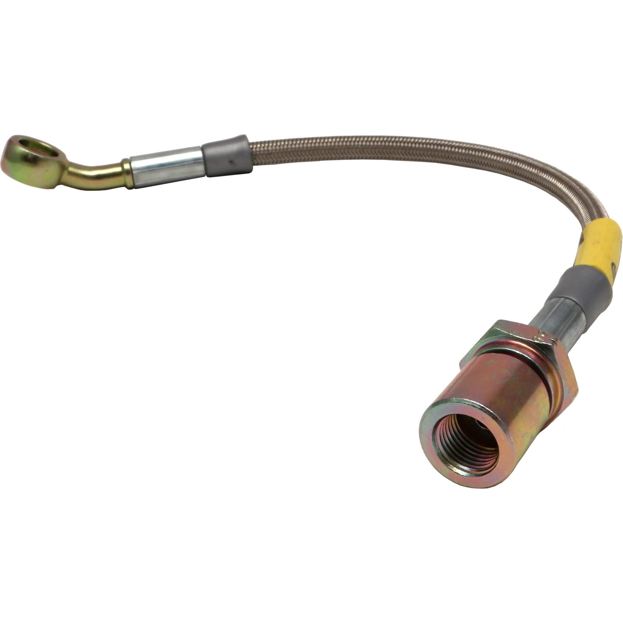 Goodridge Stainless Steel Braided Clutch Hose, 2002-2005 WRX - Angle 3