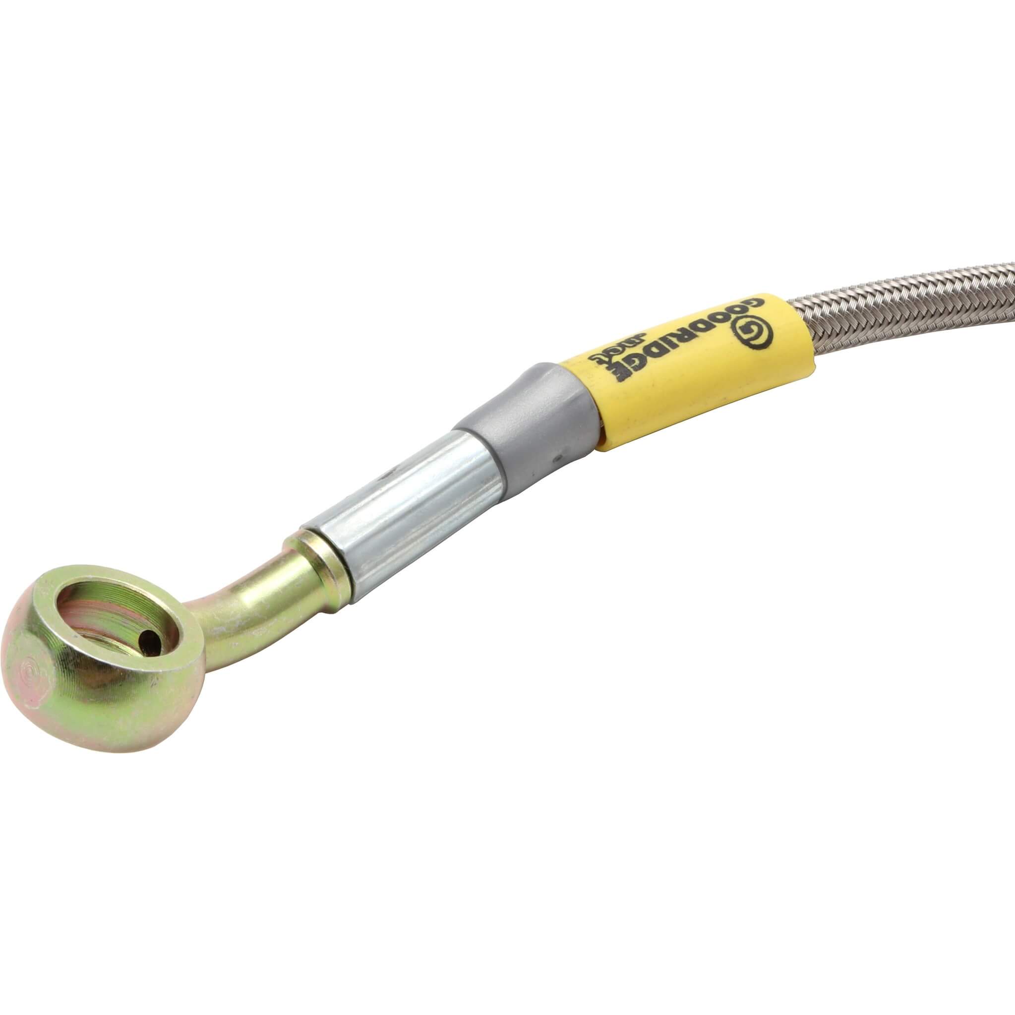 Goodridge Stainless Steel Braided Clutch Hose, 2004-2005 STi - Angle 3