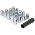 Gorilla Closed End Lug Nuts (12x1.25mm, Set/20, Chrome), Subaru & Nissan