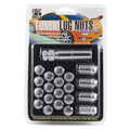 Gorilla Closed End Spline Style Aluminum Lugs (12x1.25mm, Set/20, Silver)