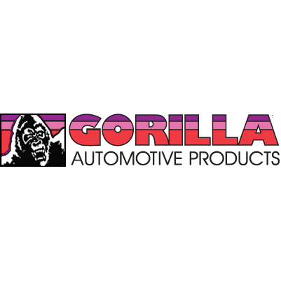 Gorilla Open End Lug Nuts (Forged Steel, 12x1.5mm, Set/20, Black Chrome)