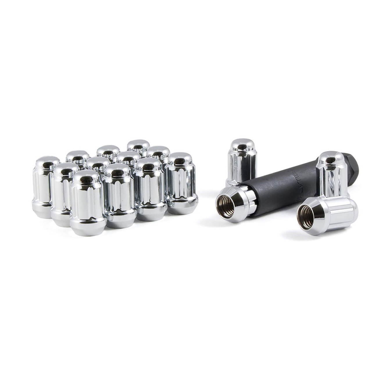 Gorilla Small Diameter Spline Style Lug Nuts (12x1.25mm, Set/16)