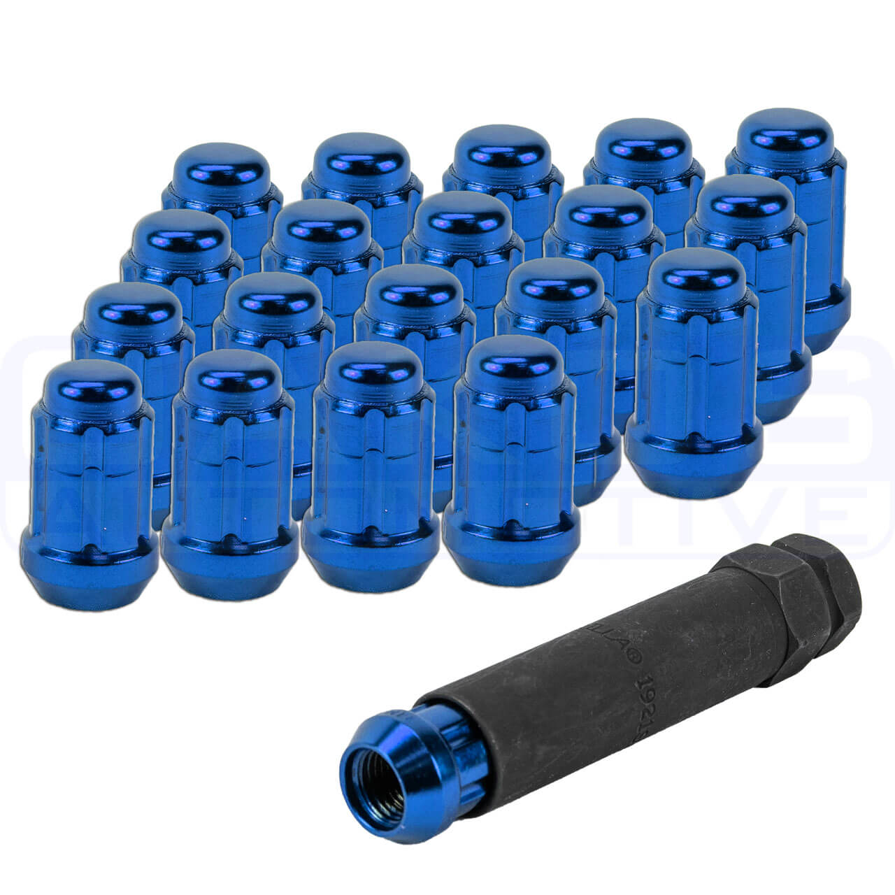 Gorilla Small Diameter Spline Style Lug Nuts (12x1.25mm, Set/20)