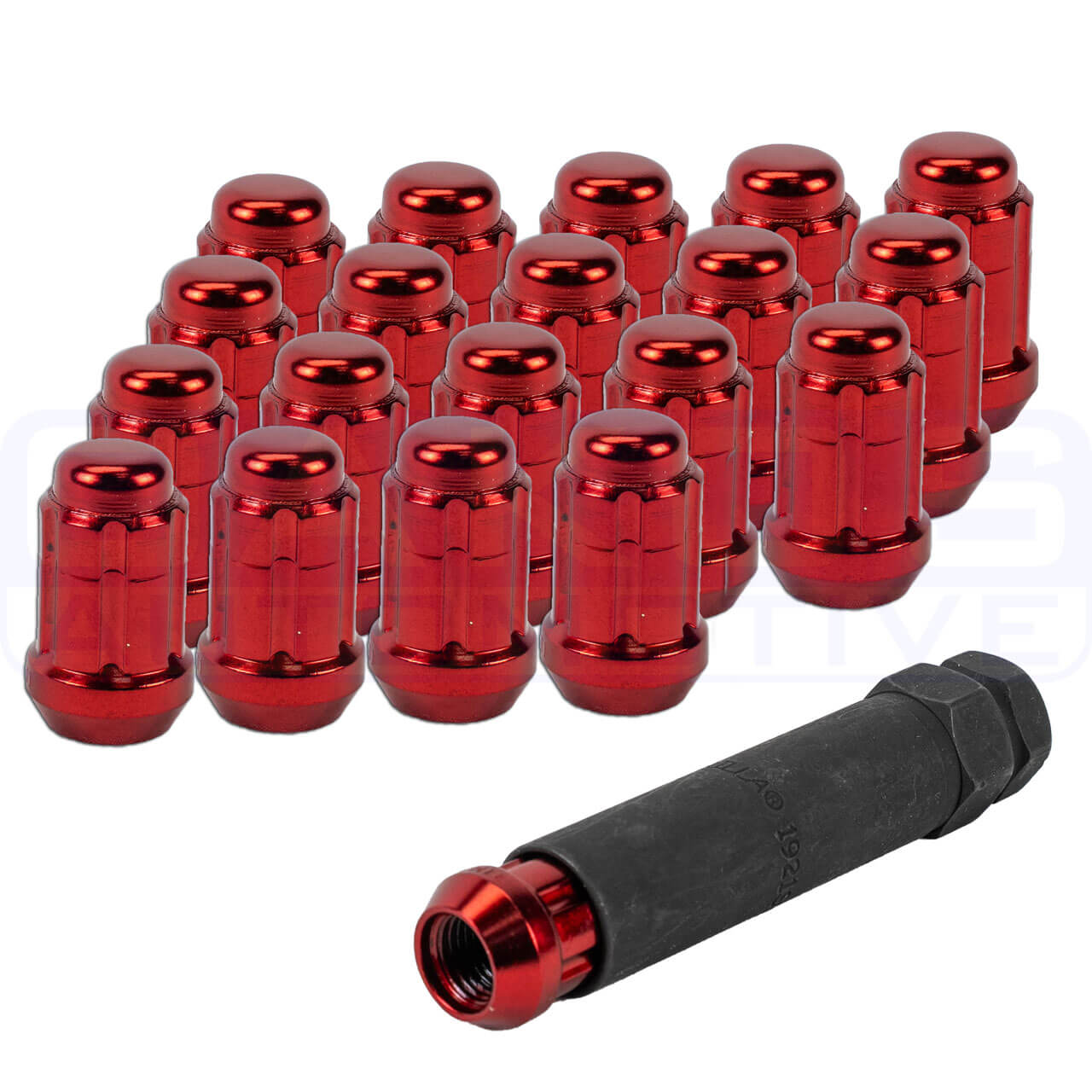 Gorilla Small Diameter Spline Style Lug Nuts (12x1.25mm, Set/20)