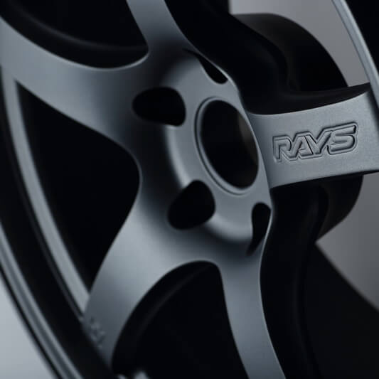 Gram Lights 57CR Wheel - 15x8 / +28 / 4x100 - Gun Blue II - Angle 3