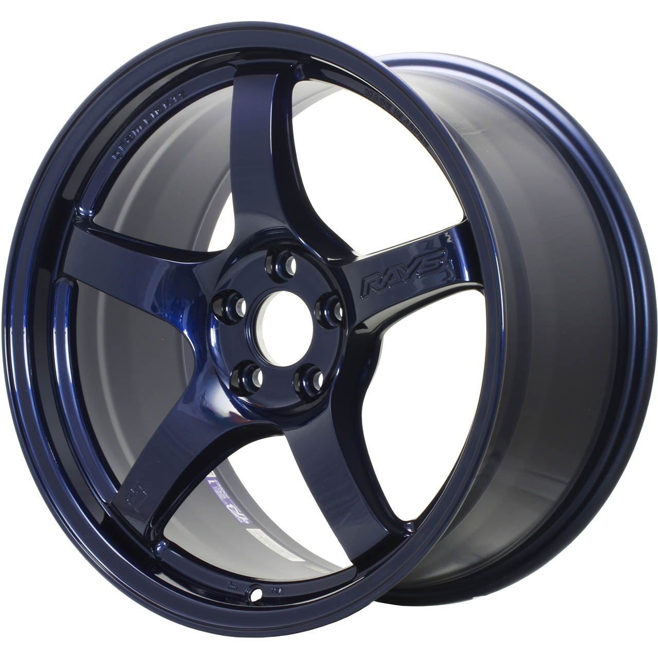 Gram Lights 57CR Wheel - 17x9 / +38 / 5x100 - Eternal Blue Pearl - Angle 2
