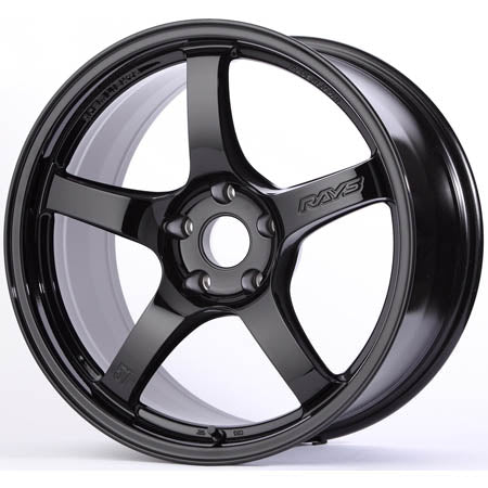 Gram Lights 57CR Wheel - 17x9 / +38 / 5x100 - Glossy Black