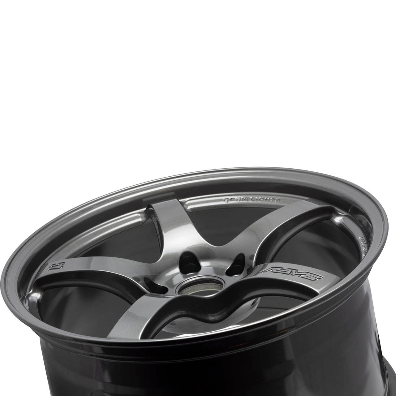 Gram Lights 57CR Wheel - 17x9 / +38 / 5x100 - HS Gunmetallic - Angle 3