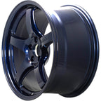 Gram Lights 57CR Wheel - 18x10.5 / +22 / 5x114.3 - Eternal Blue Pearl - Angle 3