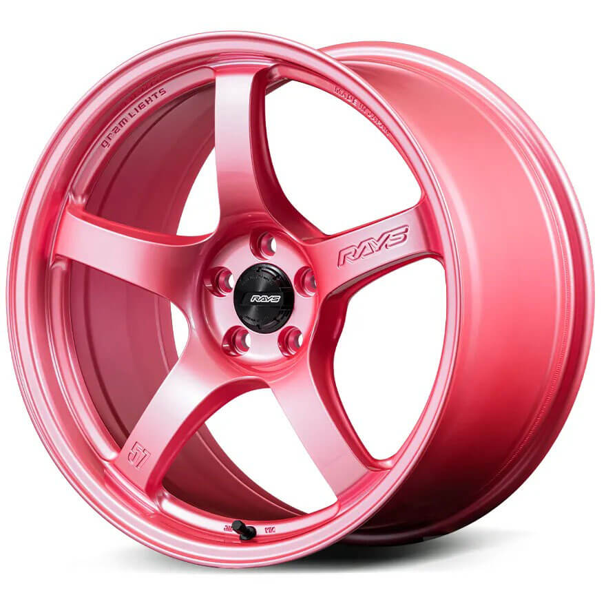 Gram Lights 57CR Wheel - 18x9.5 / +22 / 5x114.3 - Sakura Pink