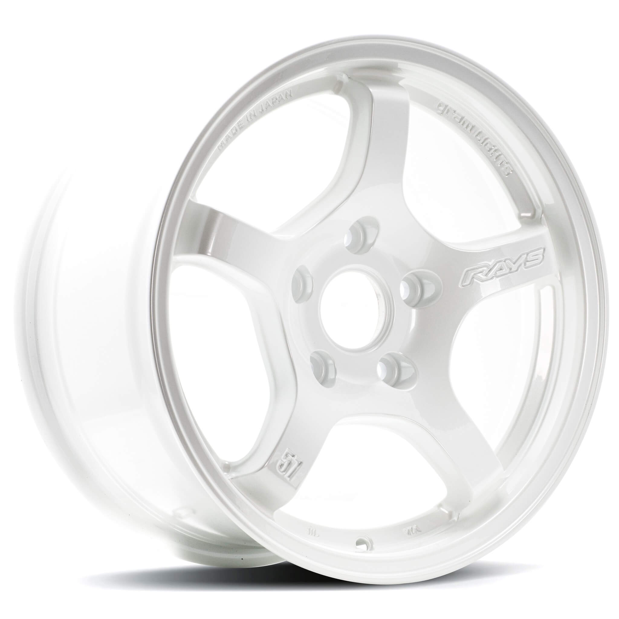 Gram Lights 57CR Wheel - 18x9.5 / +38 / 5x100 - Ceramic White Pearl