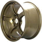 Gram Lights 57CR Wheel - 18x9.5 / +38 / 5x114.3 - Almite Gold - Angle 3